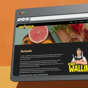 chefwallin.fi – kotisivut